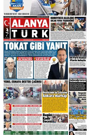 ALANYATÜRK GAZETESİ 16 MART 2026