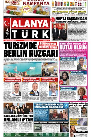 ALANYATÜRK GAZETESİ 07 MART 2026