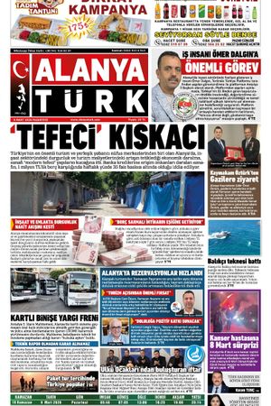 ALANYATÜRK GAZETESİ 09 MART 2026