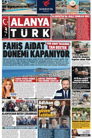 ALANYATÜRK GAZETESİ 2 MAYIS 2026