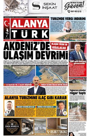 ALANYATÜRK GAZETESİ 4 MAYIS 2026