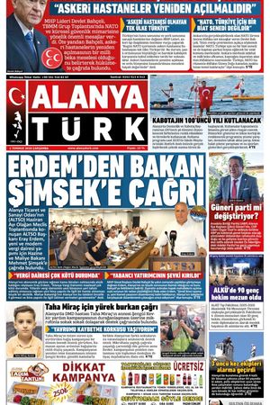 ALANYATÜRK GAZETESİ 1 TEMMUZ 2026