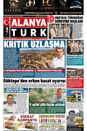 ALANYATÜRK GAZETESİ 9 TEMMUZ 2026