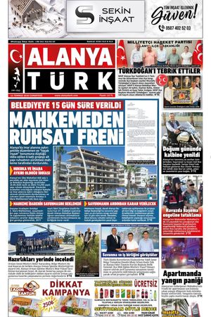 ALANYATÜRK GAZETESİ 11 TEMMUZ 2026