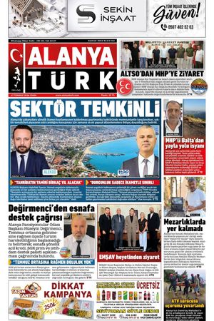 ALANYATÜRK GAZETESİ 17 TEMMUZ 2026