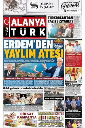 ALANYATÜRK GAZETESİ 18 TEMMUZ 2026