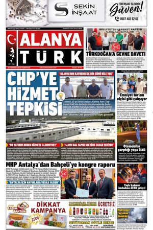 ALANYATÜRK GAZETESİ 20 TEMMUZ 2026
