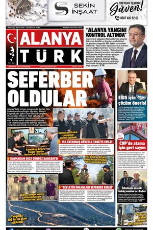 ALANYATÜRK GAZETESİ 01 AĞUSTOS 2026