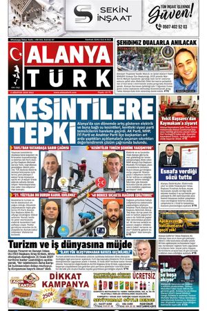 ALANYATÜRK GAZETESİ 04 AĞUSTOS 2026