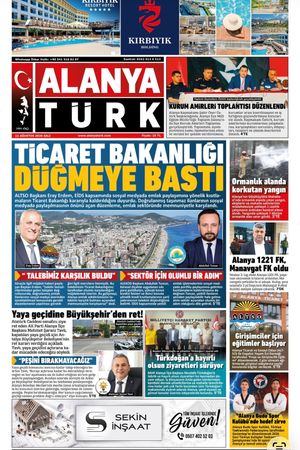 ALANYATÜRK GAZETESİ 11 AĞUSTOS 2026