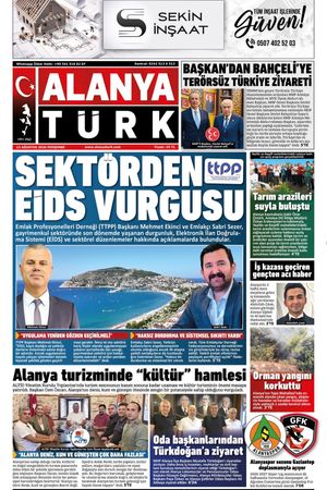 ALANYATÜRK GAZETESİ 13 AĞUSTOS 2026