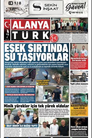 ALANYATÜRK GAZETESİ 15 AĞUSTOS 2026