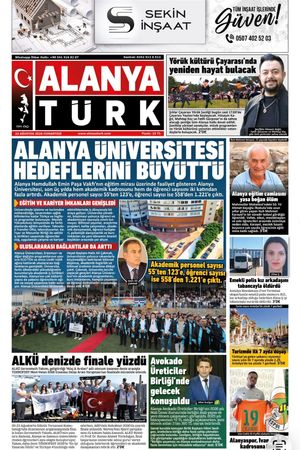 ALANYATÜRK GAZETESİ 22 AĞUSTOS 2026