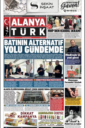 ALANYATÜRK GAZETESİ 25 AĞUSTOS 2026