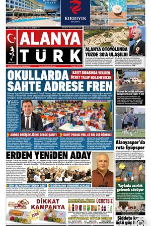 ALANYATÜRK GAZETESİ 26 AĞUSTOS 2026