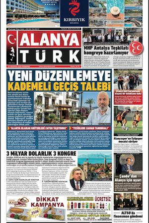 ALANYATÜRK GAZETESİ 27 AĞUSTOS 2026