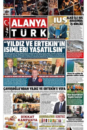 ALANYATÜRK GAZETESİ 2 EYLÜL 2026