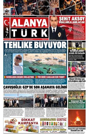 ALANYATÜRK GAZETESİ 3 EYLÜL 2026