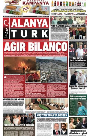 ALANYATÜRK GAZETESİ 11 EYLÜL 2026