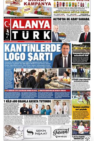 ALANYATÜRK GAZETESİ 12 EYLÜL 2026