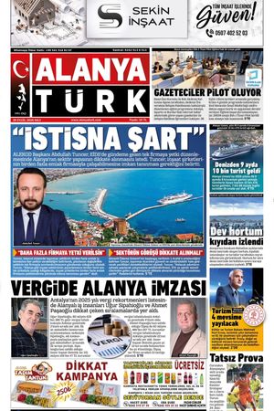 ALANYATÜRK GAZETESİ 29 EYLÜL 2026