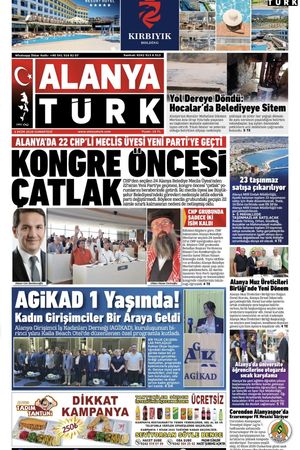 ALANYATÜRK GAZETESİ 3 EKİM 2026