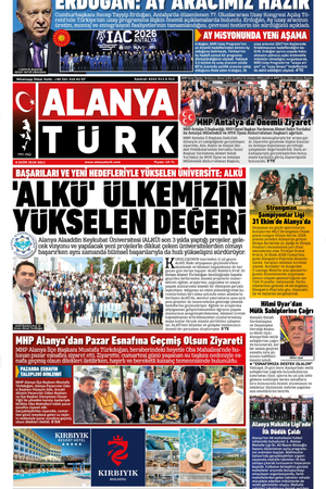 ALANYATÜRK GAZETESi 6 EKİM 2026