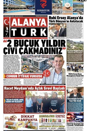 ALANYATÜRK GAZETESi 8 EKİM 2026