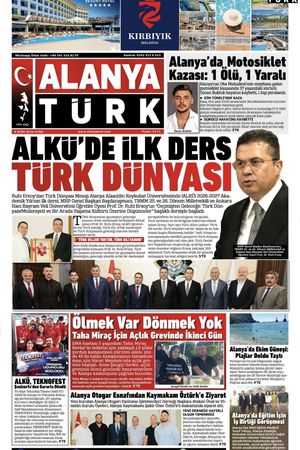 ALANYATÜRK GAZETESi 9 EKİM 2026