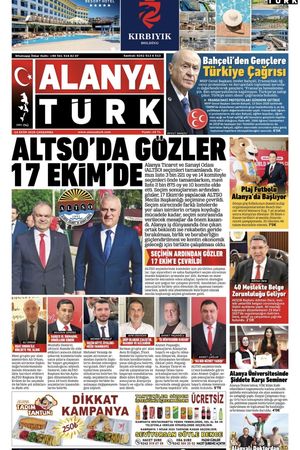 ALANYATÜRK GAZETESi 14 EKİM 2026