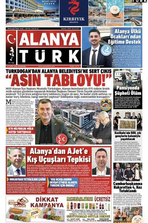 ALANYATÜRK GAZETESi 15 EKİM 2026